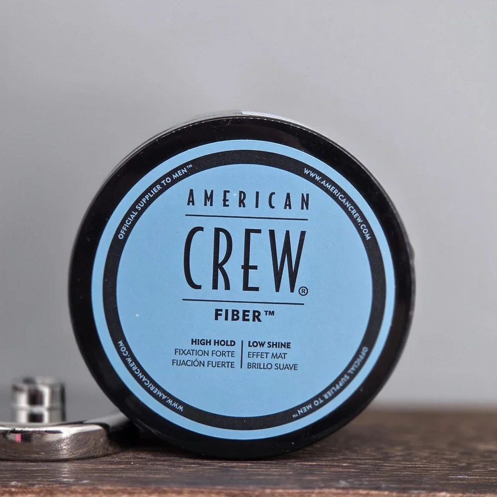 American Crew Fiber Hair Puck Men 3oz 2 Pack High Hold Low Shine Matte Finish